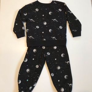GARANIMALS | Galaxy space sweatpant sweatshirt set